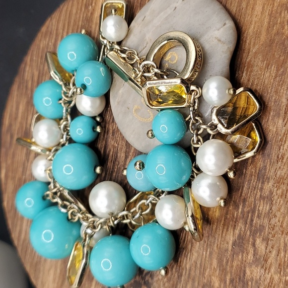 Anne klein high fashion‎ dangle bracelet  B3123 - Picture 1 of 4